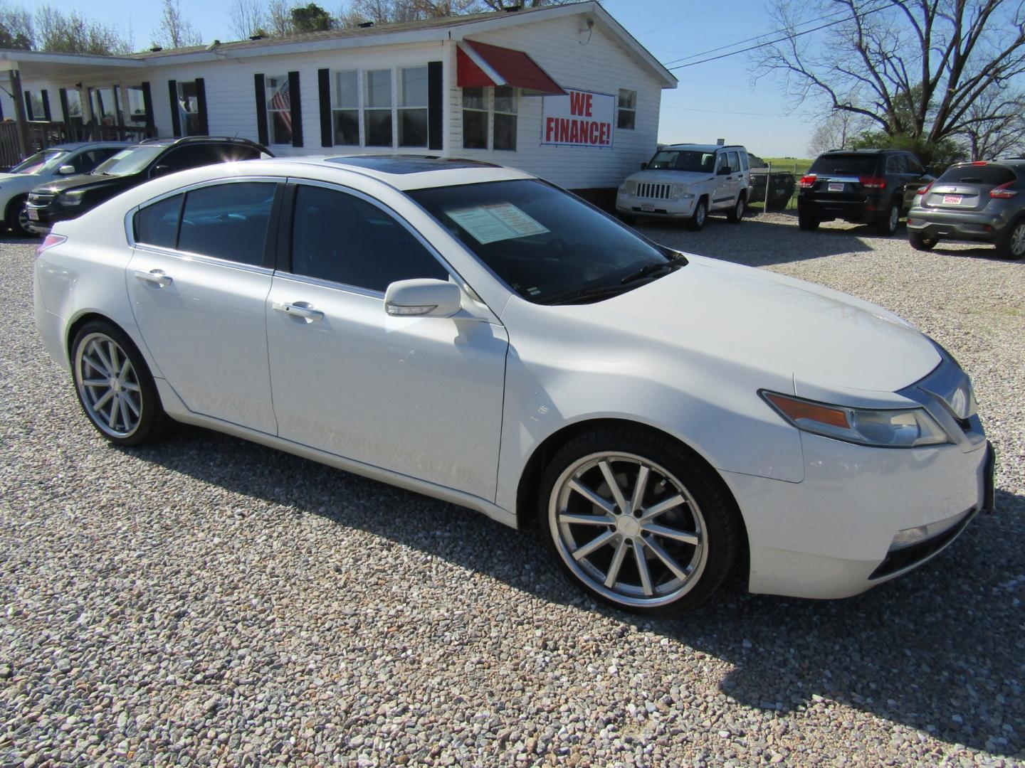2010 White Acura TL 5-Speed AT with Tech Package (19UUA8F53AA) with an 3.5L V6 SOHC 24V engine, Automatic transmission, located at 15016 S Hwy 231, Midland City, AL, 36350, (334) 983-3001, 31.306210, -85.495277 - Photo#0